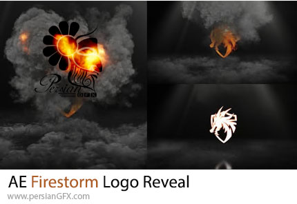 دانلود پروژه افترافکت نمایش لوگو با افکت طوفان آتش - Firestorm Logo Reveal