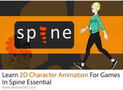 آموزش انیمیشنسازی کاراکتر دوبعدی برای بازیها در Spine Essential - Learn 2D Character Animation For Games In Spine Essential