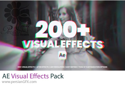 دانلود پروژه افترافکت بیش از 200 افکت بصری متنوع - Visual Effects Pack