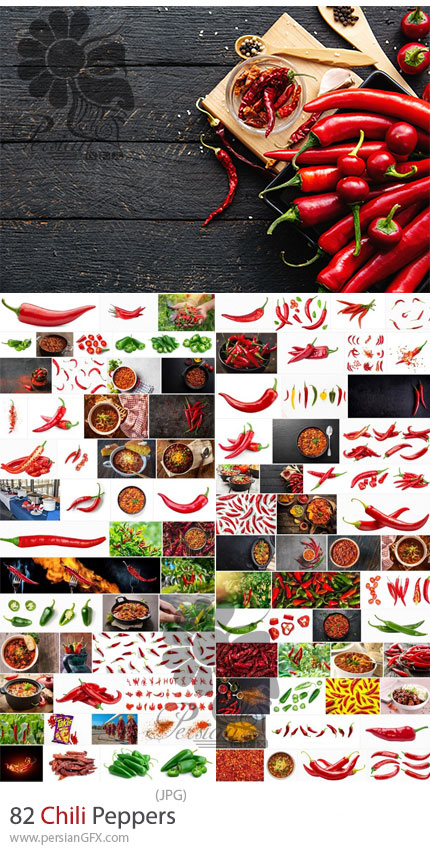 دانلود 82 تصویر با کیفیت فلفلهای چیلی - Chili Peppers