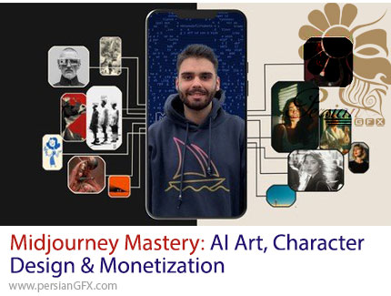 آموزش جامع میدجورنی: تسلط بر هوش مصنوعی، طراحی شخصیت و درآمدزایی - Midjourney Mastery: AI Art, Character Design & Monetization