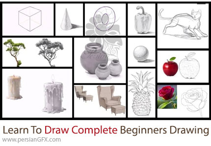 آموزش طراحی از صفر تا حرفهای برای مبتدیان - Learn To Draw Complete Beginners Drawing Course