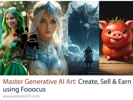 آموزش تسلط بر هنر هوش مصنوعی: خلق، فروش و کسب درآمد با Fooocus - Master Generative AI Art: Create, Sell & Earn using Fooocus