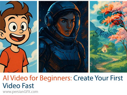 آموزش ساخت اولین ویدئوی خود با هوش مصنوعی در کمترین زمان - AI Video for Beginners: Create Your First Video Fast
