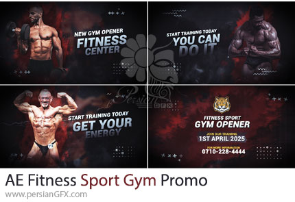 دانلود پروژه افترافکت پرومو تبلیغاتی باشگاه ورزشی - Fitness Sport Gym Promo