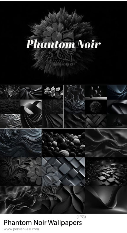 دانلود 45 والپیپر مینیمال تاریک به سبک نئونوآر - Phantom Noir Wallpapers