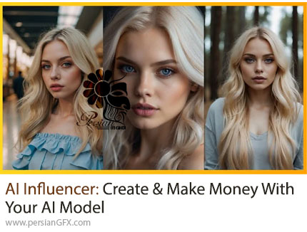 آموزش ساخت اینفلوئنسرهای هوش مصنوعی و کسب درآمد با آنها - AI Influencer: Create & Make Money With Your AI Model