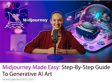 آموزش دوره کامل میدجورنی از صفر تا ساخت تصاویر هوش مصنوعی خیرهکننده - Midjourney Made Easy: Step-By-Step Guide To Generative AI Art