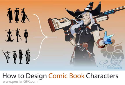 آموزش دوره طراحی کاراکترهای کمیک با کلیپ استودیو پینت - How to Design Comic Book Characters Course