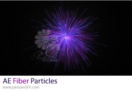 دانلود پروژه افترافکت نمایش لوگو با انیمیشن ذرات فیبری + آموزش - Fiber Particles
