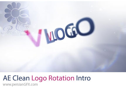 دانلود پروژه افترافکت اینترو لوگو با حرکت چرخشی ساده و شیک - Clean Logo Rotation Intro
