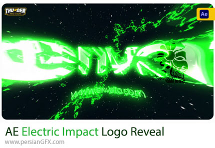 دانلود پروژه افترافکت نمایش لوگو با افکت الکتریکی حماسی + آموزش - Electric Impact Logo Reveal