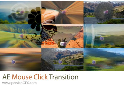 دانلود پروژه افترافکت ترانزیشن کلیک ماوس + آموزش - Mouse Click Transition