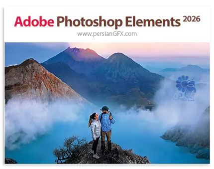 دانلود فتوشاپ المنت، نسخه ساده نرم افزار فتوشاپ برای افراد مبتدی - Adobe Photoshop Elements 2026 v26.2 x64
