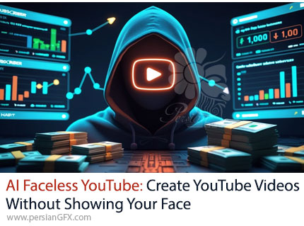 آموزش ساخت ویدئوهای یوتیوب بدون چهره با کمک هوش مصنوعی - AI Faceless YouTube: Create YouTube Videos Without Showing Your Face