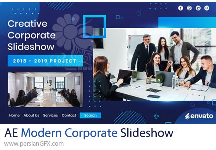 دانلود پروژه افترافکت اسلایدشو شرکتی مدرن - Modern Corporate Slideshow