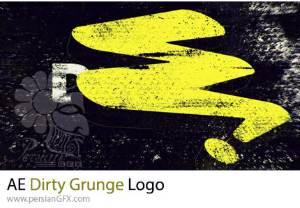 دانلود پروژه افترافکت نمایش لوگو با افکت گرانج کثیف - Dirty Grunge Logo