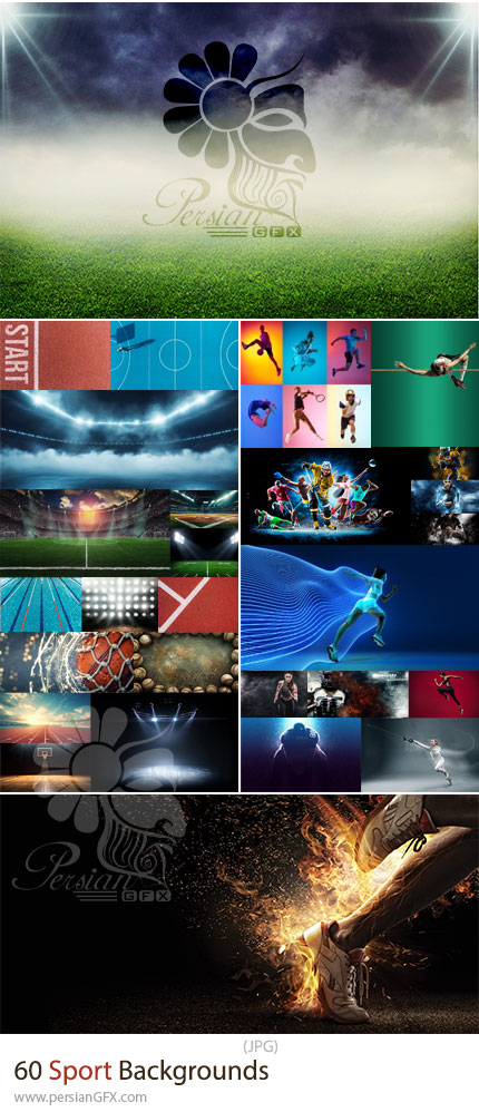 دانلود 60 بک گراند با کیفیت ورزشی - Sport Backgrounds