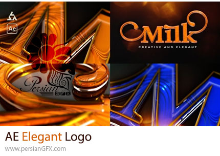 دانلود پروژه افترافکت نمایش لوگو با افکت شیک و کلاسیک + آموزش - Elegant Logo