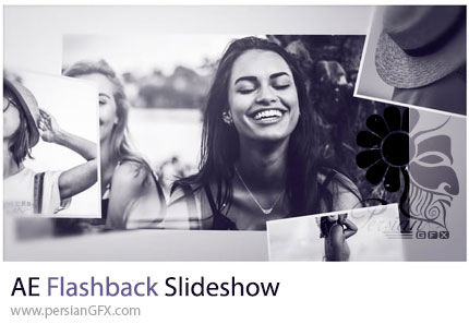 دانلود پروژه افترافکت اسلایدشو فلشبک با حالوهوای نوستالژیک + آموزش - Flashback Slideshow