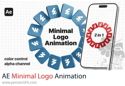 دانلود پروژه افترافکت انیمیشن لوگو مینیمال - Minimal Logo Animation