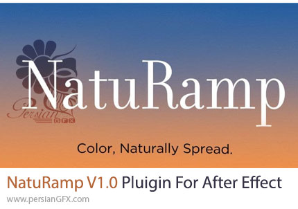 دانلود پلاگین NatuRamp V1.0 برای ایجاد گرادینت های پروسیجرال و طبیعی و نامتقارن در افترافکت