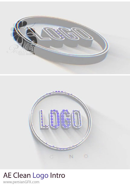 دانلود پروژه افترافکت اینترو لوگوی شفاف مینیمال + آموزش - Clean Logo Intro