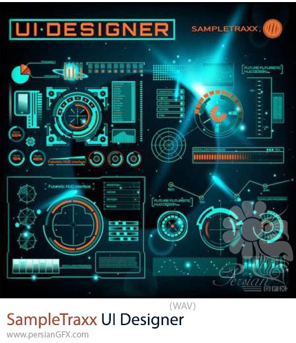 دانلود مجموعه افکت صوتی طراح رابط کاربری - SampleTraxx UI Designer