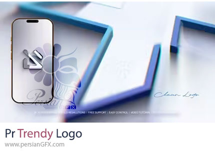 دانلود پروژه پریمیر نمایش لوگو با آخرین ترندهای طراحی مدرن + آموزش - Trendy Logo