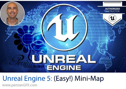 آموزش ساخت مینیمپ ساده در آنریل انجین 5 - Unreal Engine 5: (Easy!) Mini-Map