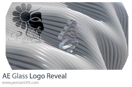 دانلود پروژه افترافکت نمایش لوگو با افکت شیشه ای + آموزش - Glass Logo Reveal