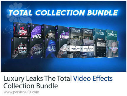 دانلود مجموعه افکتهای لوکس و نشت نور برای طراحان و موشندیزانرها در افترافکت و پریمیر - Luxury Leaks The Total Video Effects Collection Bundle