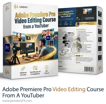 آموزش تدوین ویدیو با ادوبی پریمیر پرو توسط یک یوتیوبر موفق - Adobe Premiere Pro Video Editing Course From A YouTuber