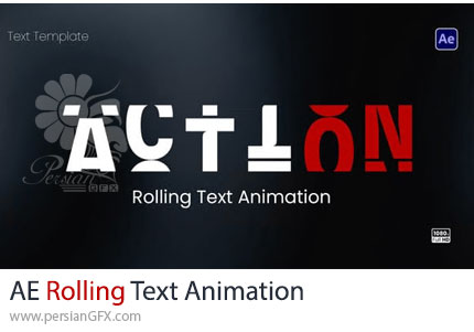 دانلود پروژه افترافکت انیمیشن متن اسکرول شونده + آموزش - Rolling Text Animation