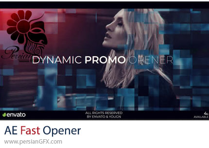 دانلود پروژه افترافکت اینترو سریع، هیجانی و مدرن داینامیک + آموزش - Fast Opener