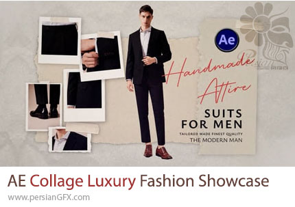 دانلود پروژه افترافکت اسلایدشو لوکس محصولات مد و فشن به سبک کلاژ - Collage Luxury Fashion Showcase
