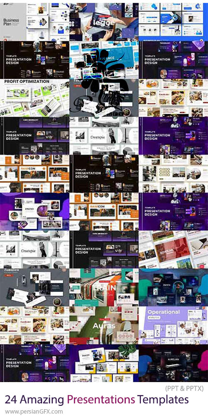 دانلود 24 پرزنتیشن پاورپوینت برای جلسات و کنفرانسها - Amazing Presentations Templates