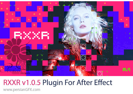 دانلود پلاگین RXXR v1.0.5 برای ساخت افکت‌های گلیچ تکنو با استایل ASCII و پیکسلی در افترافکت