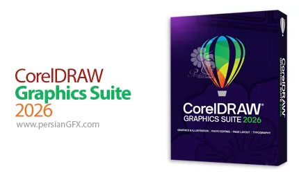 دانلود کورل دراو، نرم افزار قدرتمند طراحی برداری - CorelDRAW Graphics Suite 2026 v27.1.0.129 x64