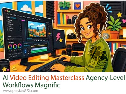 آموزش تدوین و تولید ویدیو با هوش مصنوعی از صفر تا سطح حرفه‌ای - AI Video Editing Masterclass Agency-Level Workflows Magnific