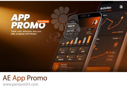 دانلود پروژه افترافکت پرومو تبلیغاتی اپلیکیشن‌های موبایل + آموزش - App Promo