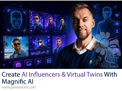 آموزش Magnific AI برای ساخت اینفلوئنسرهای هوش مصنوعی و دوقلوهای مجازی - Create AI Influencers & Virtual Twins With Magnific AI