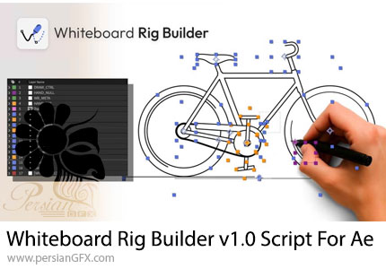 دانلود اسکریپت Whiteboard Rig Builder v1.0 ابزار ساخت و مدیریت انیمیشنهای وایتبرد در افترافکت
