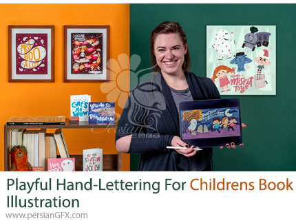 آموزش طراحی حروف دست‌نویس و تصویرسازی برای کتاب کودک با فتوشاپ و پروکریت - Playful Hand-Lettering For Childrens Book Illustration