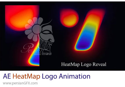 دانلود پروژه افترافکت انیمیشن لوگو با افکت حرارتی + آموزش - HeatMap Logo Animation