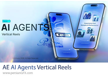 دانلود پروژه افترافکت ریلز عمودی ایجنتهای هوش مصنوعی + آموزش - AI Agents Vertical Reels