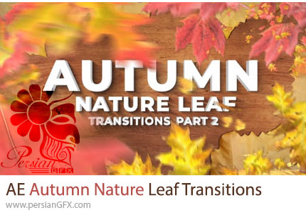 دانلود پروژه افترافکت ترانزیشن پاییزی برگ درختان + آموزش - Autumn Nature Leaf Transitions