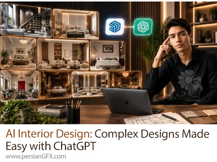 آموزش طراحی داخلی با هوش مصنوعی و چت جی پی تی - AI Interior Design: Complex Designs Made Easy With ChatGPT