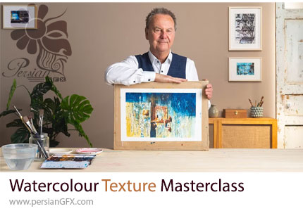 آموزش جامع تکنیک‌های بافت و نقاشی آبرنگی - Watercolour Texture Masterclass
