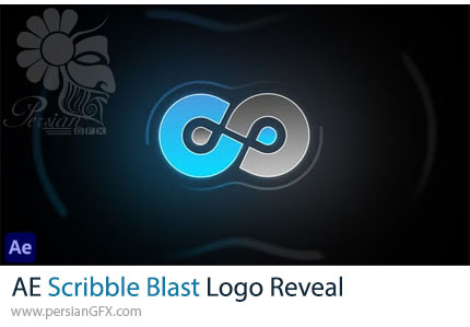 دانلود پروژه افترافکت نمایش لوگو با افکت نقاشی و خط خطی + آموزش - Scribble Blast Logo Reveal